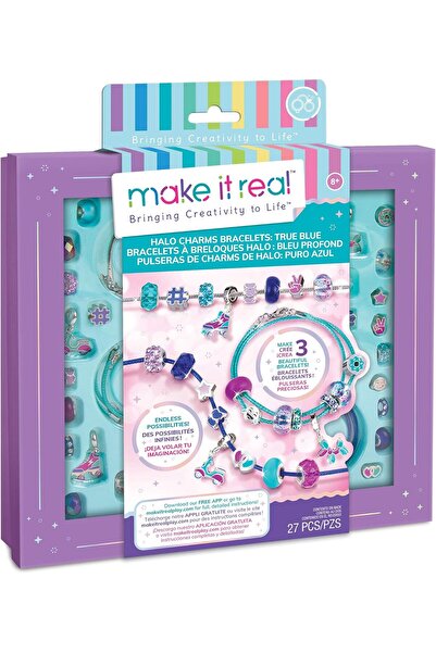 Make It Real أساور هالو تشارمز باللون الأزرق الحقيقي 1721