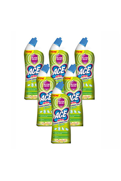 ACE Ultra Yoğun Kıvamlı Çamaşır Suyu Limon Tazeliği 810g X6