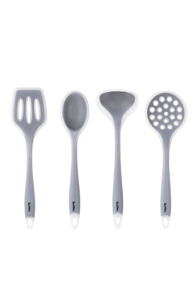 Tantitoni 002-01-Gray Color Silicone 4-Piece Service Set