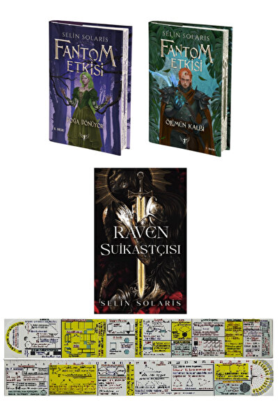 Artemis Yayınları Fantom Etkisi 1-2 + Raven Suikastçısı 3 Kitap Set Selin Sol...