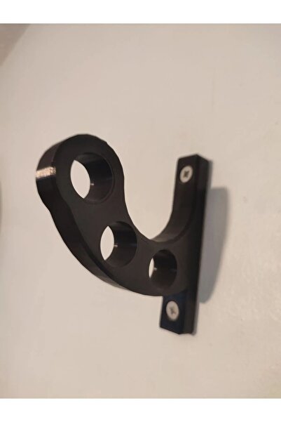 GİT3D Motosiklet Bisiklet Scooter Kask ve Mont Duvar Askısı Kask Tutucu SİYAH