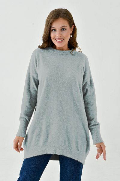 NİSUM MODA Nisum Beard Rope Oval Cut Tunic