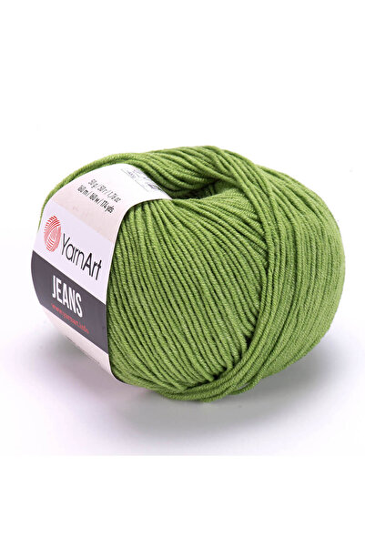 Prestij Boncuk Yarnart Jeans pastelno zelena pređa za ručno pletenje 69