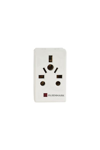 Olsenmark 3 Way Universal Adaptor- OMES1895/ Square Pin