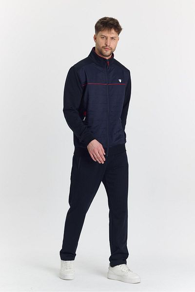 Marco Ferry Βαμβακερό Micro Navy Blue Ανδρικό Σετ Φόρμας 5727-L