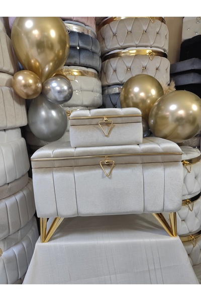 çeyiz sandık atölyesi Çeyiz Sandığı Lotus Model 2li