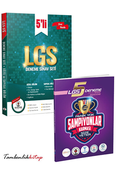 Bilimyolu Yayıncılık Şampiyonlar Karması ve Özdebir Yayınlarından 8.Sınıf LGS...