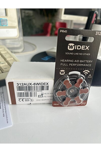 WİDEX Widex Işitme Cihazı Pili 312 Numara