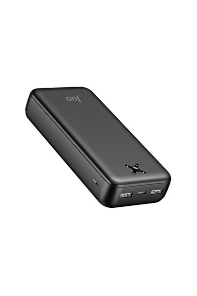 Juo 20000 Mah 10.5w Çift Usb-a Çıkışlı Powerbank Taşınabilir Hızlı Şarj Cihazı Siyah