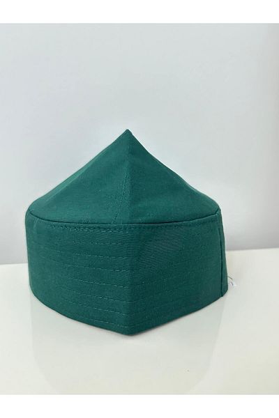 Hakkani Yayınları Embroidery Pointed Fabric Skullcap Set