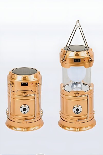 Onetick Solar Solar Güneş Enerjili Kamp Bahçe Lambası Kahverengi Pilsiz Kullanım