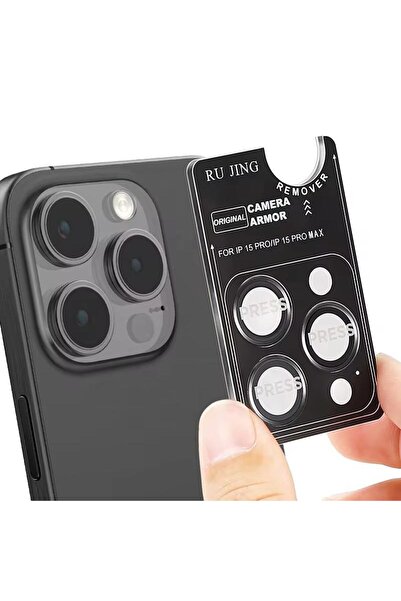 n noppax (SAFİR APARATLI) İphone 16 Pro Max kamera lensi koruyucu kamera camı...