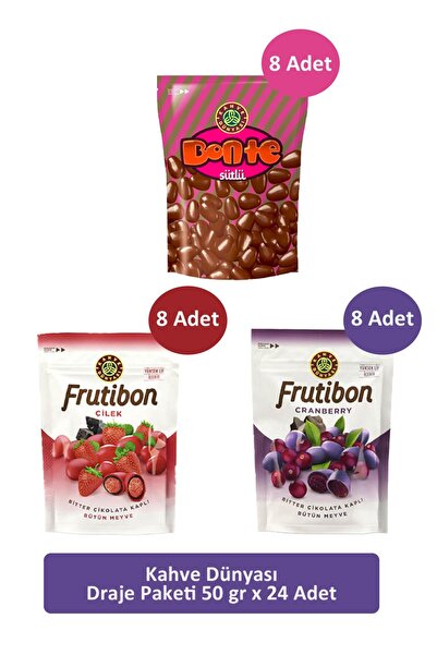Kahve Dünyası Kahve Dünyası Draje Paketi 50 GR x 24 Adet