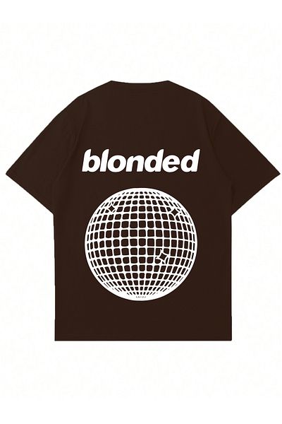 Mad&Calf Μπλουζάκι Unisex Blonde με στάμπα με λαιμόκοψη
