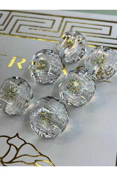 ODDA TASARIM ATÖLYESİ Crystal Design Slide 22 mm (Plastic) Button