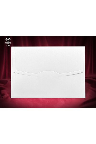 Sedef 15 X 21 Li Beyaz Davetiye Zarfı 100 Adet