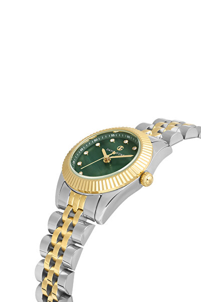 DAVID GUNER Sarı Gümüş Rolex Kasa Kadın Kol Saati Jubile Kordon Sevgililer Günü Özel