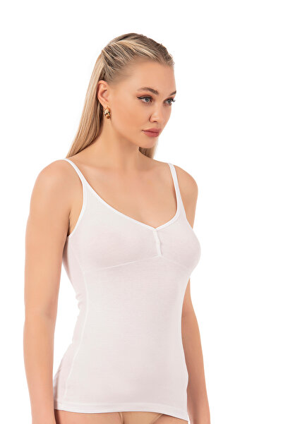 ÖZKAN underwear Özkan 24183 Women's Thin Strap Modal Cotton Undershirt