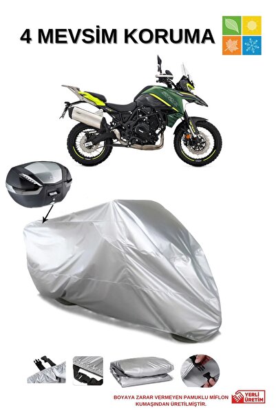 AutoEN BENELLİ trk702x ARKA ÇANTA UYUMLU GRİ SU GEÇİRMEZ BRANDA (MOTOSİKLET)