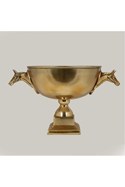Vitale Metal Gold Büyük Atlı Meylelik 32*50*28 cm