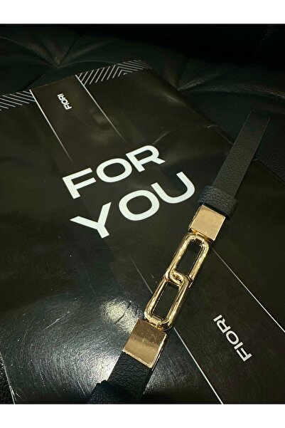 Fiori Λεπτή μακριά πόρπη ρυθμιζόμενη ζώνη για γυναικεία παντελόνια, ζώνη παλτ...