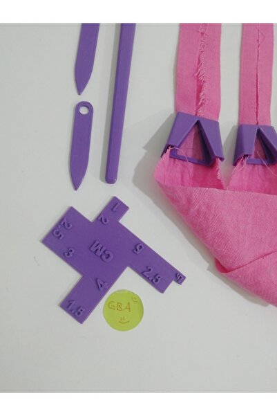 GİT3D Dikiş Seti Dikiş Aksesuarları Biye Yapma Lastik Geçirme Dikiş Payı Ayar...