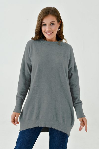 NİSUM MODA Nisum Beard Rope Oval Cut Tunic