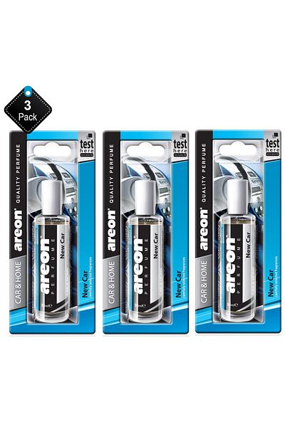 Areon Pack Of 3 Areon air freshener Perfumes 35 ml New Car