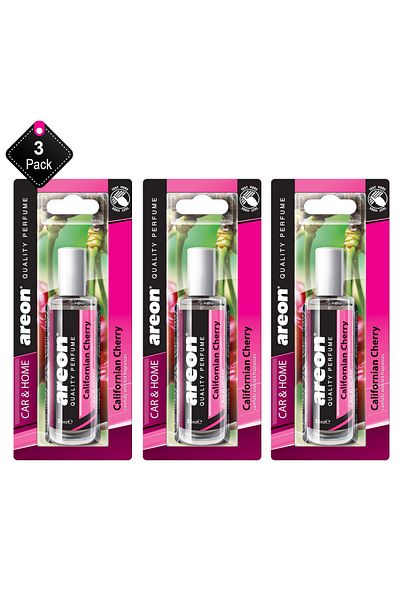 Areon Pack Of 3 Areon air freshener Perfumes 35 ml Californian Cherry