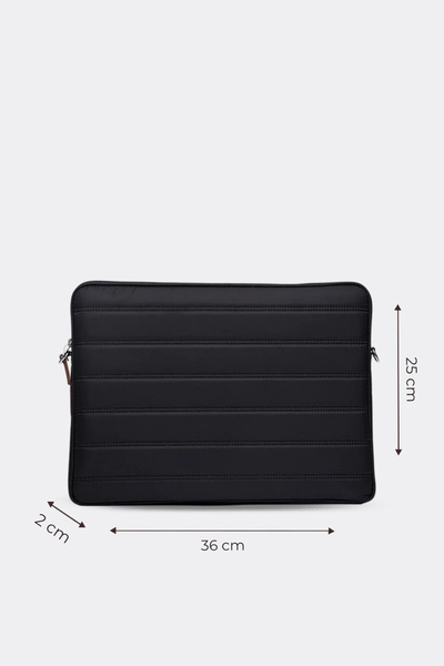 MORCA Macbook Air Pro 13" & 14" Inç Su Geçirmez Laptop Kılıfı Siyah
