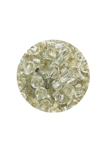 STUMBANNG Bulky Glass Sand Beads Large Size (6/0) 4 mm - 20 Grams - Transparent - Bnc086