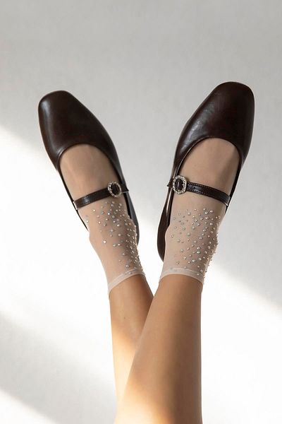 STRASWANS Berny Women - Belt Detailed Wrinkled Leather Ballerinas Brown