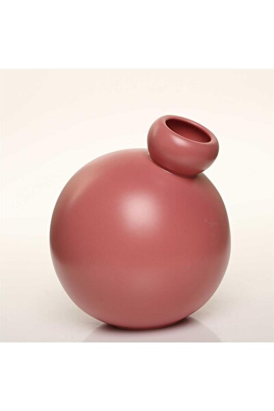 Vitale Слънчева коралова червена ваза 2 15*15*18 см AK.JL0030