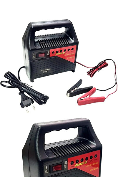 Millian Akü Şarj Cihazı -  Araba Motosiklet Tekne Aküleri Akülü çocuk araçları için 6 Volt ve 12 Volt