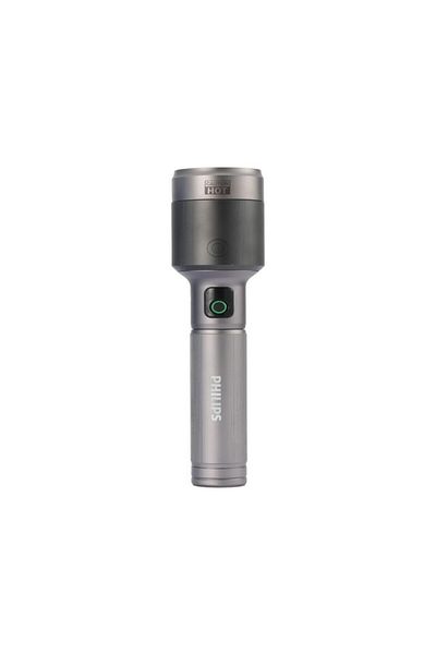 Philips 2500 Lumens Aircraft Aluminium Alloy Zoom LED Rechargeable Flashlight 29 x 4.45 x 7.2 cm