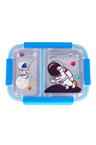 Eazy Kids صندوق غداء رائد فضاء - أزرق