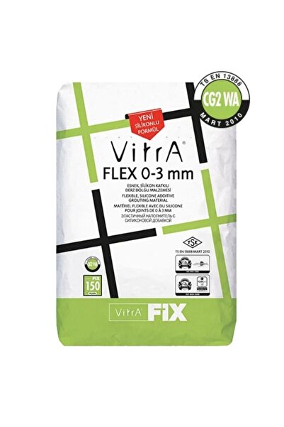 VitrA VitrAFix Bej Flex 0-3 mm CG2 WA 5 kg Derz Dolgu F24305005
