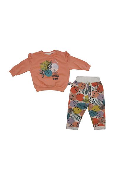 Miniworld Diago Pomegranate Flower Double Suit for 12-18 Months Girls - 2250-18443
