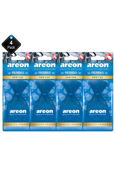Areon Pack Of 4 Areon air freshener Pearls New Car