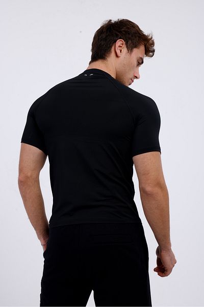 Wild Athletic Tricou Pro Compression pentru bărbați, cu mânecă scurtă, pentru fitness sport
