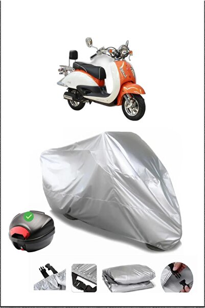 Breen Asian As125T-2G Gray Waterproof Quality Motorcycle Cover