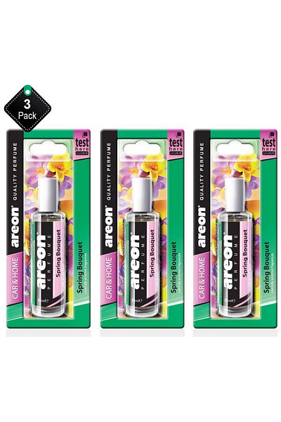Areon Pack Of 3 Areon air freshener Perfumes 35 ml Spring Bouquet