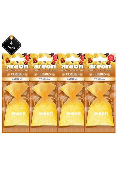 Areon Pack Of 4 Areon air freshener Pearls Vanilla