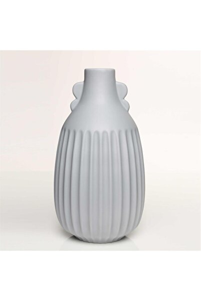 Vitale Антична сива ваза, средна 17*17*33 см AK.JL0052