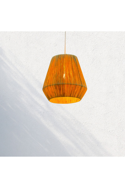 Maison Avf Symi Rafya Rustik Hasır Mekan Avize Sarkıt Aydınlatma Tasarımı