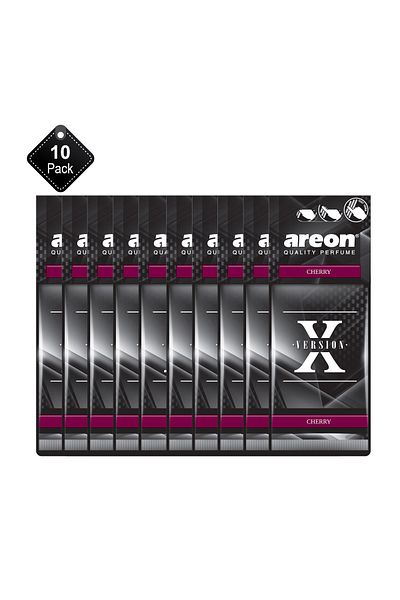 Areon Pack Of 10 Areon air freshener X Version Cherry