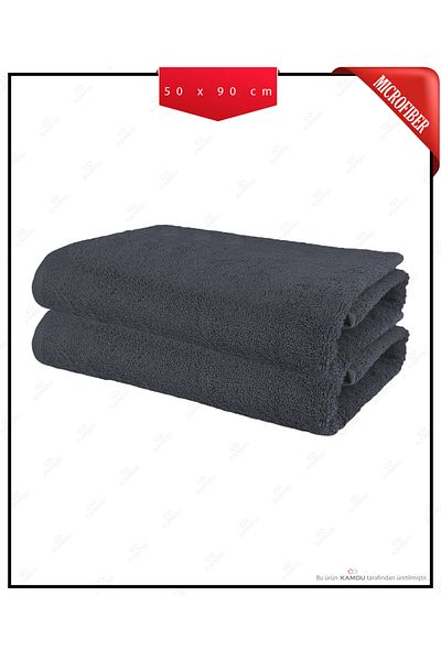 QURRY 2 Pcs 50 X 90 cm Microfiber Towel, Dye Resistant Towel, Absorbs High Liquid, Beauty Center Towel
