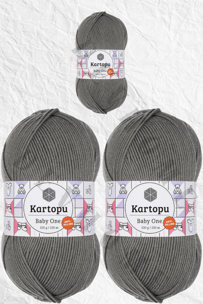 devhome Kartopu Baby One 100% Anti-pilling Baby Wool Χωρίς πουπουδάκια Χωρίς σπάσιμο 3 ΤΕΜ.
