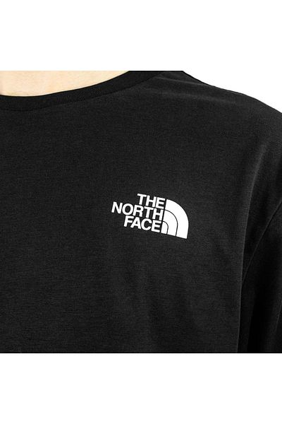THE NORTH FACE Tricou negru pentru bărbați The North Face Vertical Logo