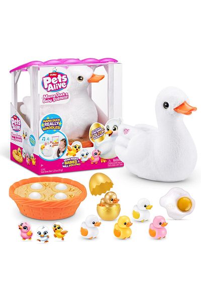 Zuru Pets Alive Mama Duck & Baby Surprise 9548